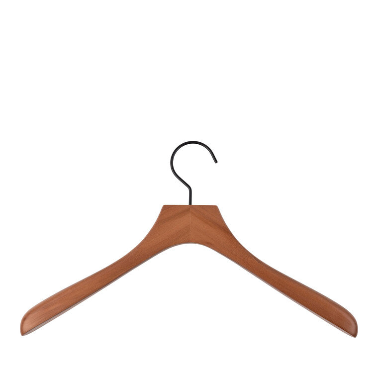 Træbøjle i valnødfarve